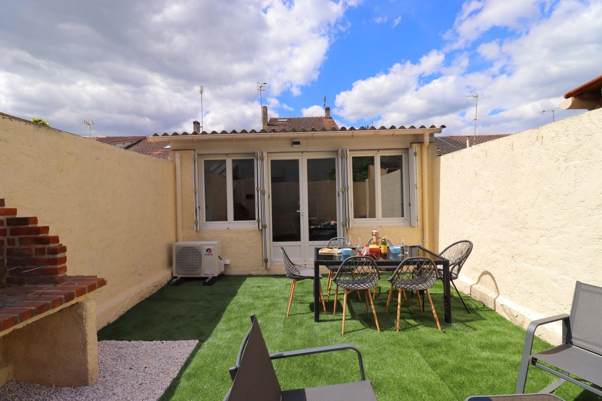 Le Patio - Spacieux T3 Avec Climatisation Et Jardin Privatif Bergerac Extérieur photo