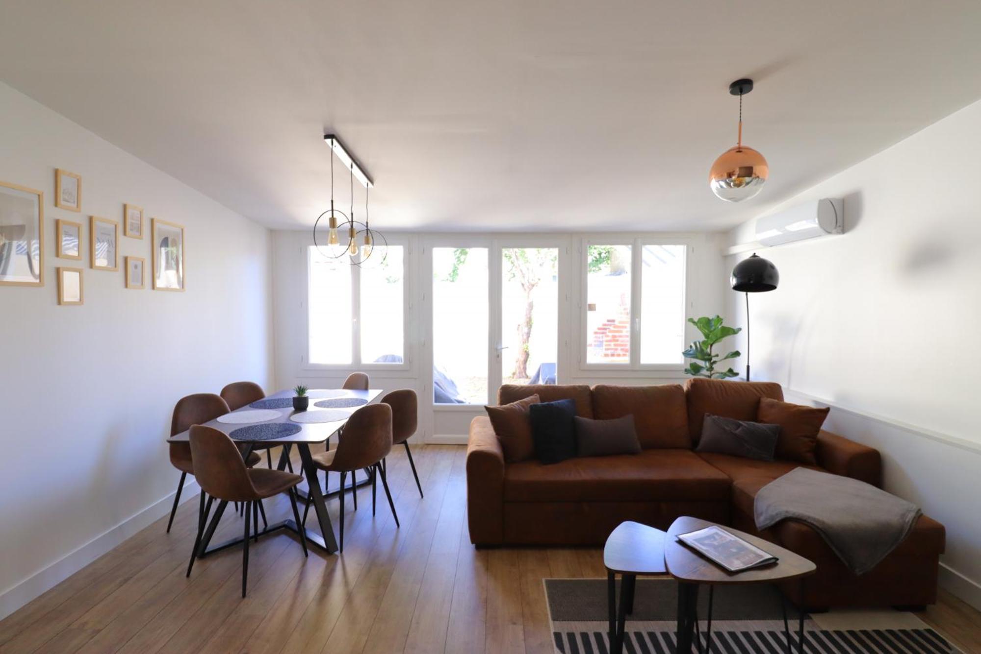 Le Patio - Spacieux T3 Avec Climatisation Et Jardin Privatif Bergerac Chambre photo