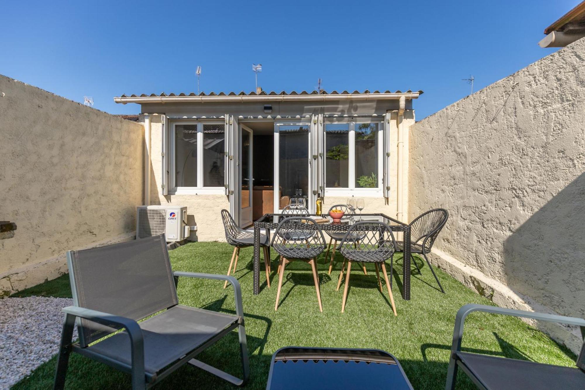 Le Patio - Spacieux T3 Avec Climatisation Et Jardin Privatif Bergerac Extérieur photo