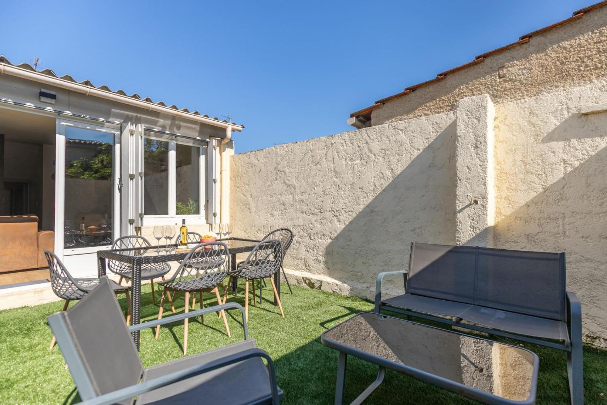 Le Patio - Spacieux T3 Avec Climatisation Et Jardin Privatif Bergerac Extérieur photo