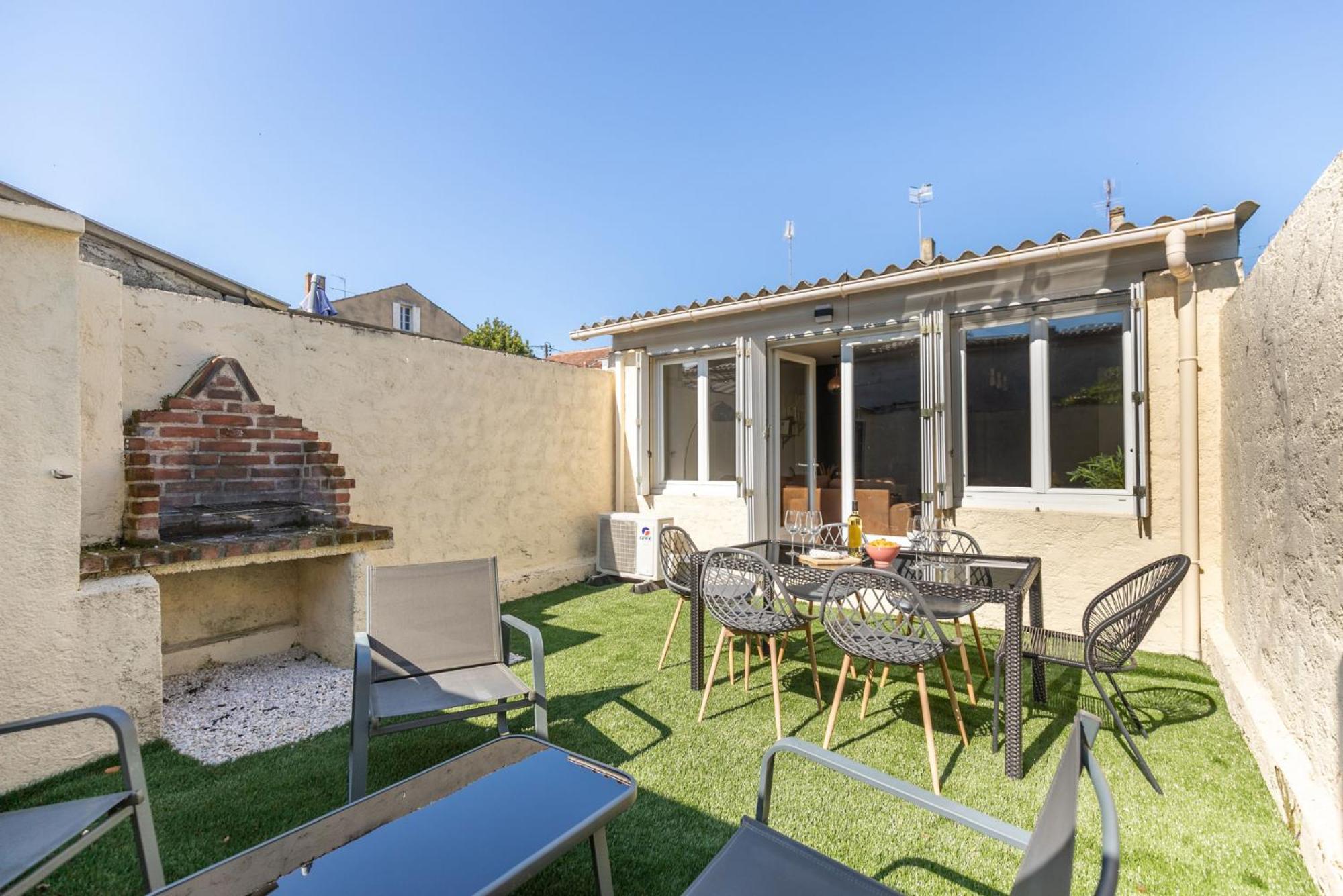 Le Patio - Spacieux T3 Avec Climatisation Et Jardin Privatif Bergerac Extérieur photo